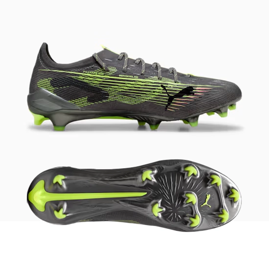 Puma ULTRA 5 ULTIMATE FG Fußballschuhe Unisex – Silver / Yellow