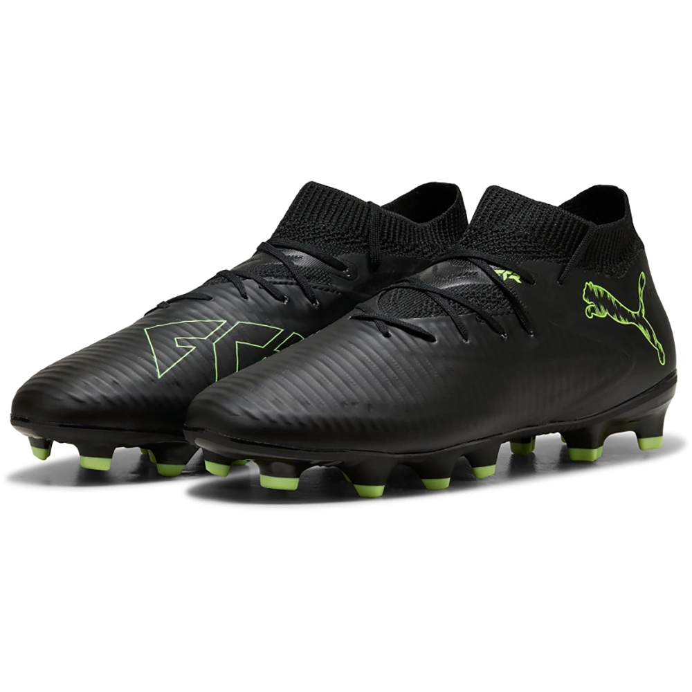 Puma FUTURE 8 PRO FG/AG Jr Fußballschuhe Kinder - Black/Fizzy Green