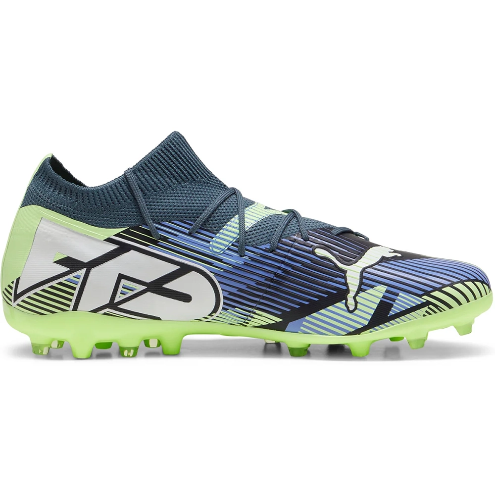 Puma FUTURE 7 MATCH MG Fussballschuh - Gray Skies/White Apple