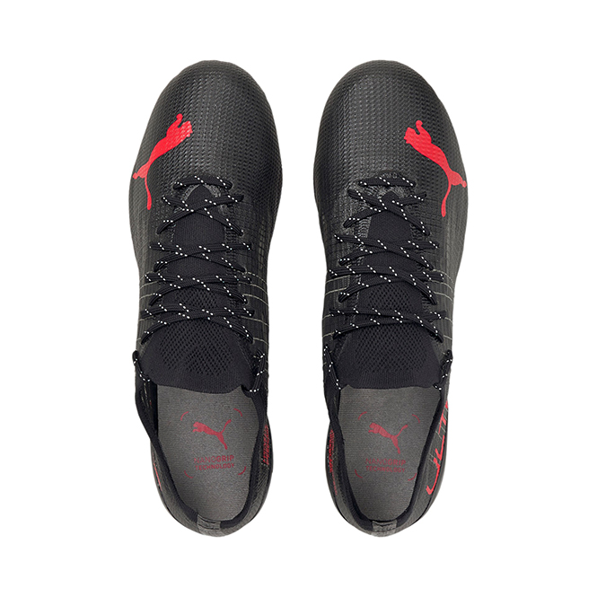 Puma ULTRA 1.3 FG/AG Fussballschuh - puma black sunblaze asphalt Puma ULTRA 1.3 FG/AG Fussballschuh - puma black sunblaze asphalt