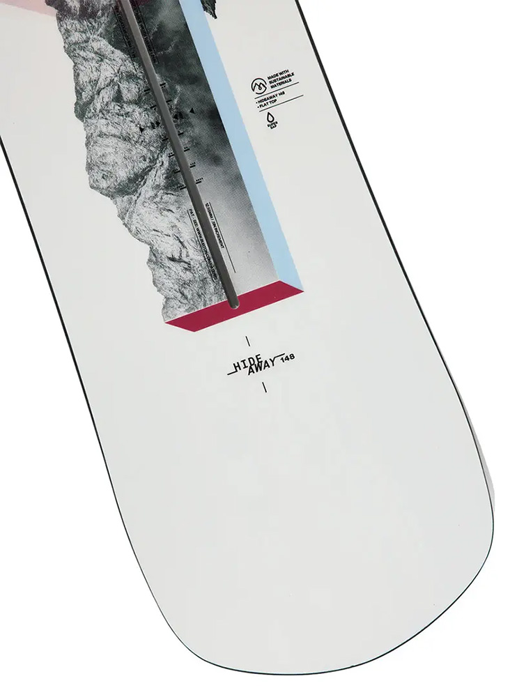 Burton Hideaway Flat-Top All-Mountain Snowboard Damen 2025  Burton Hideaway Flat-Top All-Mountain Snowboard Damen 2025