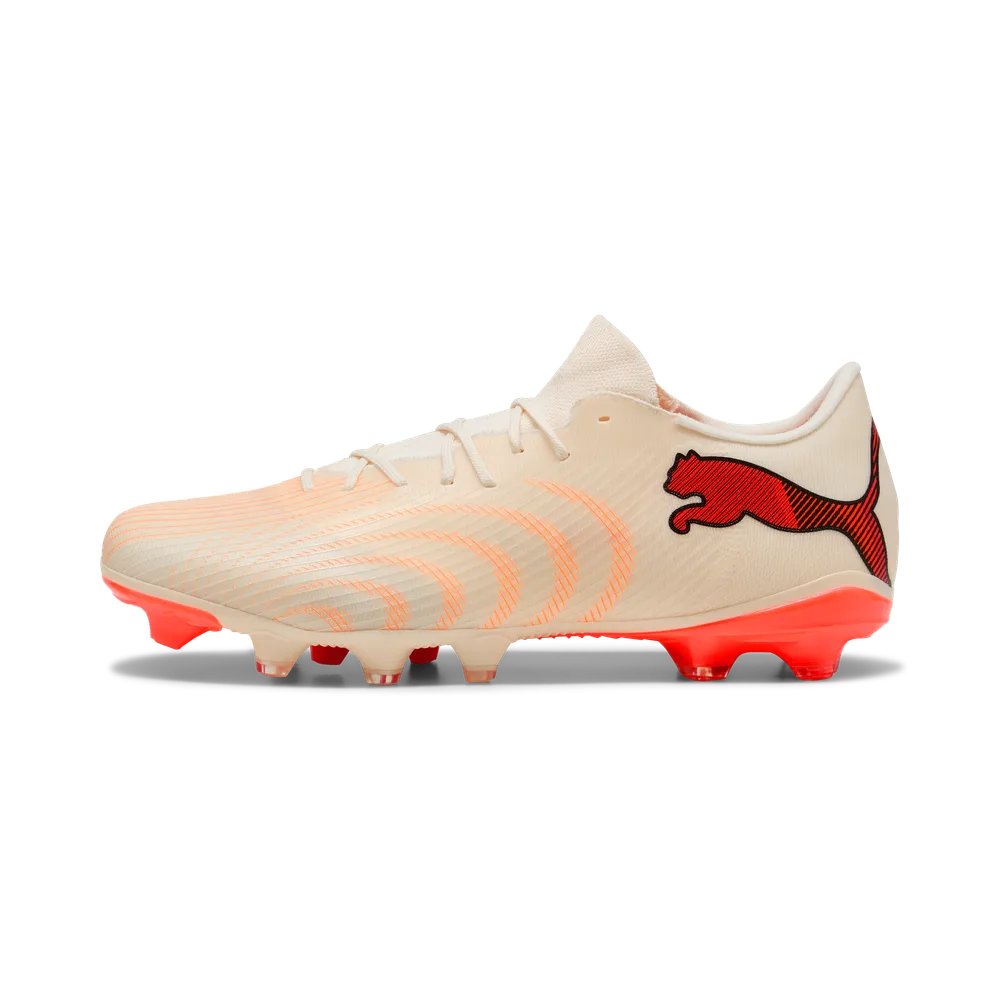 Puma FUTURE 9 MATCH FUSION FG/AG Fußballschuhe – Sugared Almond / White Ultra Red / Black