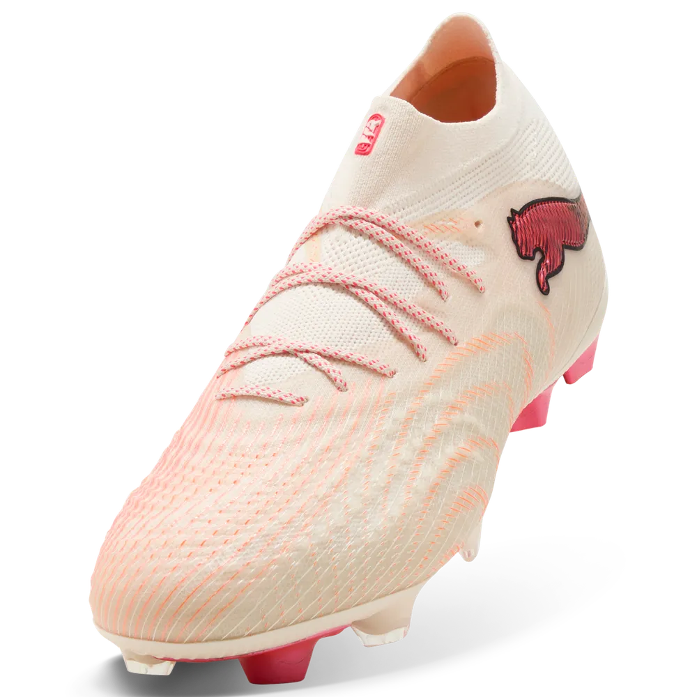 Puma FUTURE 9 ULTIMATE FG Fußballschuhe – Sugared Almond / White Ultra Red / Black