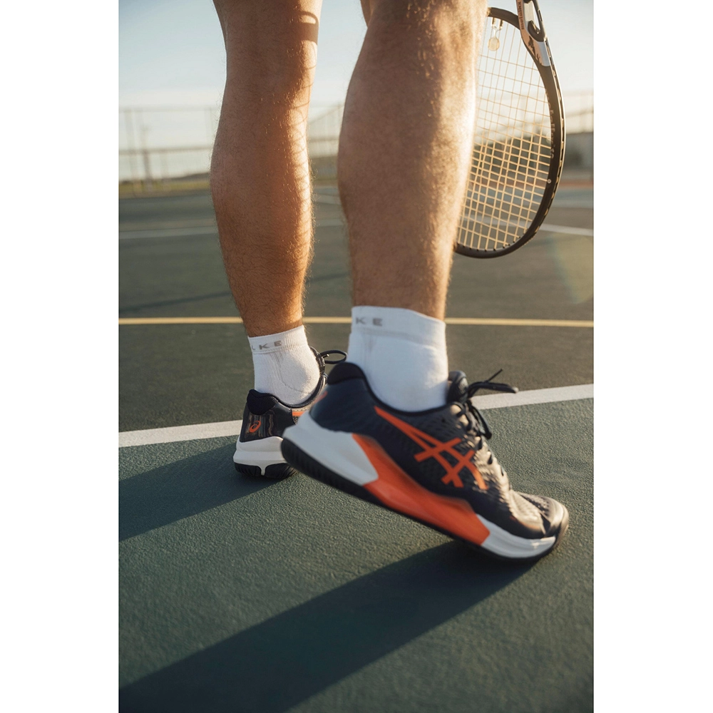 FALKE TE2 Short Herren – Tennis Kurzsocken Weiß