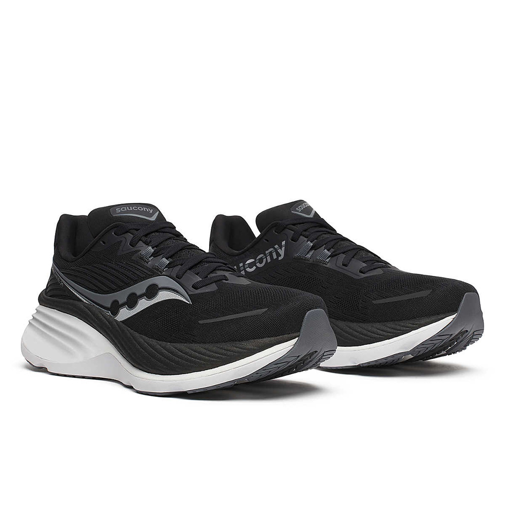 saucony Hurricane 24 Herren Stabilität- Laufschuh - Black | Carbon