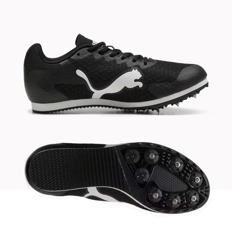 Puma evoSEED Star 9 JR/Black - Leichtathletikschuh, Spikes für Kinder