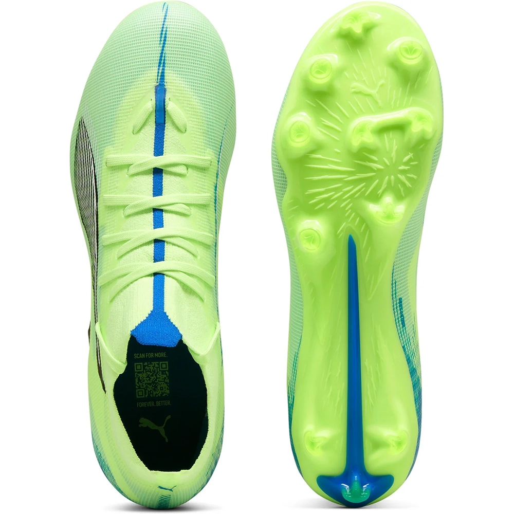 Puma ULTRA 5 MATCH+ FG/AG Fussballschuh - Fizzy Apple/White Bluemazing