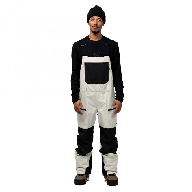 Jones MTN Surf Recycled Bib Herren - mineral grey 2024 Jones MTN Surf Recycled Bib Herren - mineral grey 2024