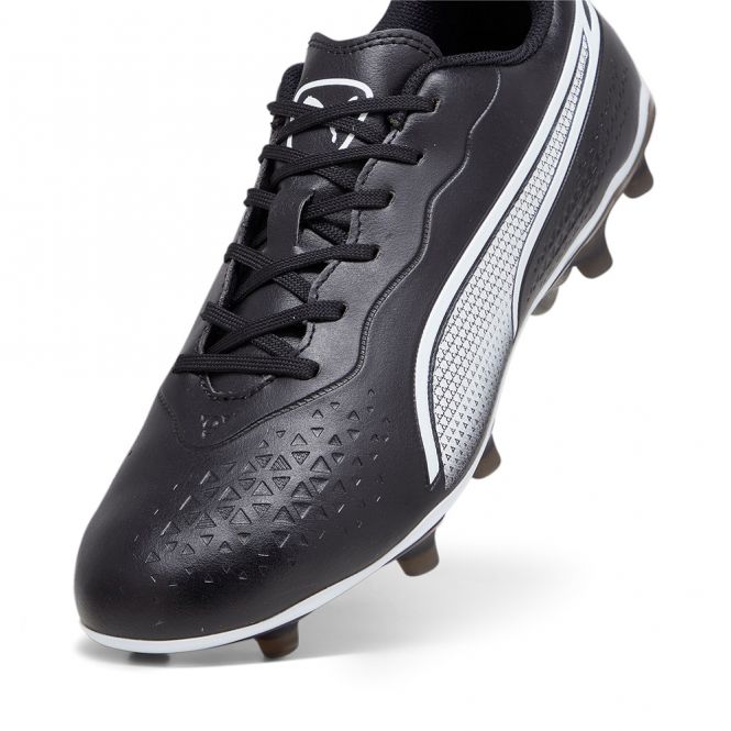 Puma KING MATCH FG Fussballschuh - schwarz weiss Puma KING MATCH FG Fussballschuh - schwarz weiss