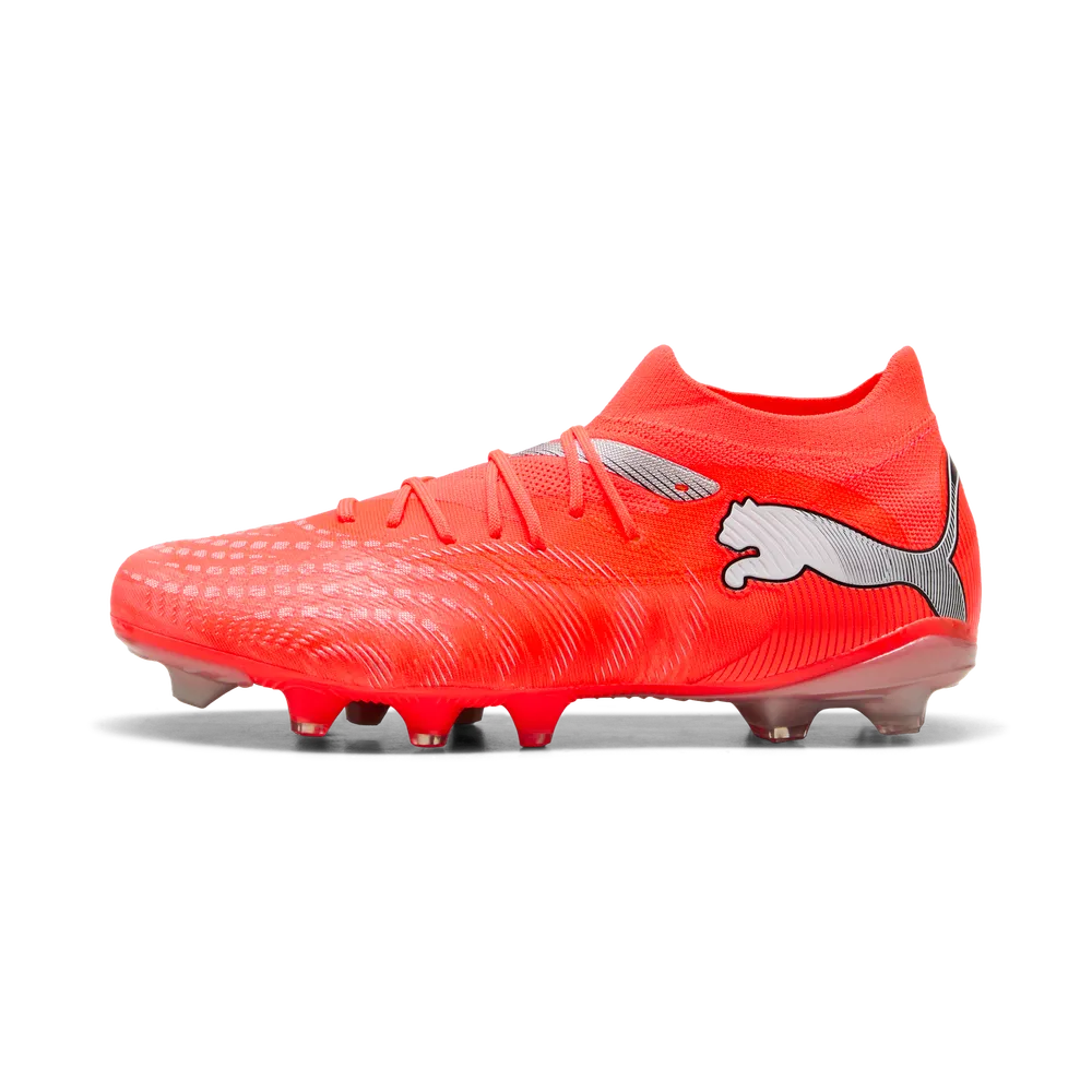 Puma FUTURE 9 MATCH FG/AG Fußballschuhe – Glowing Red/White/Black/Sliver