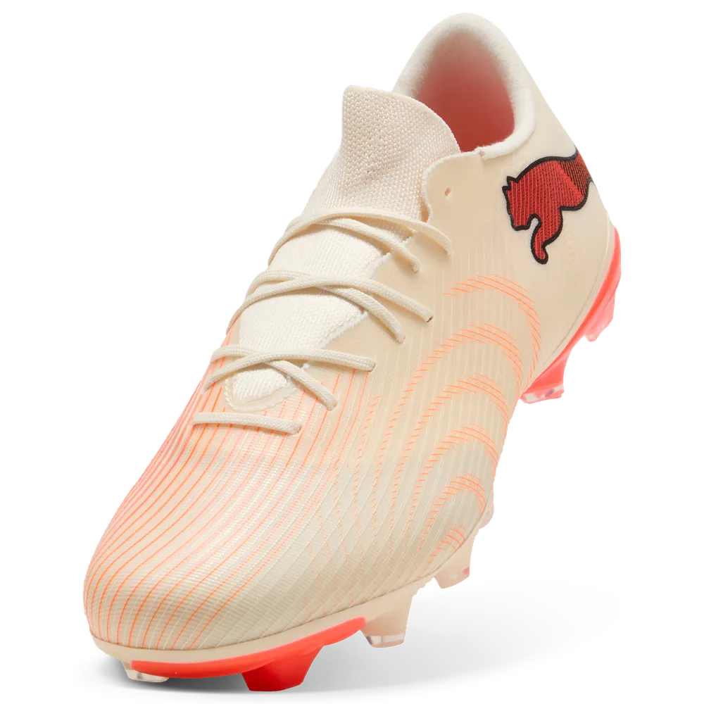 Puma FUTURE 9 MATCH FUSION FG/AG Fußballschuhe – Sugared Almond / White Ultra Red / Black