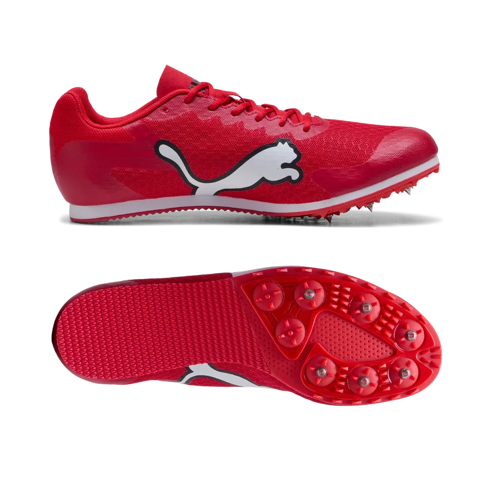 Puma evoSPEED Star 9 Leichtathletikschuh (Spikes) – Red/White/Black
