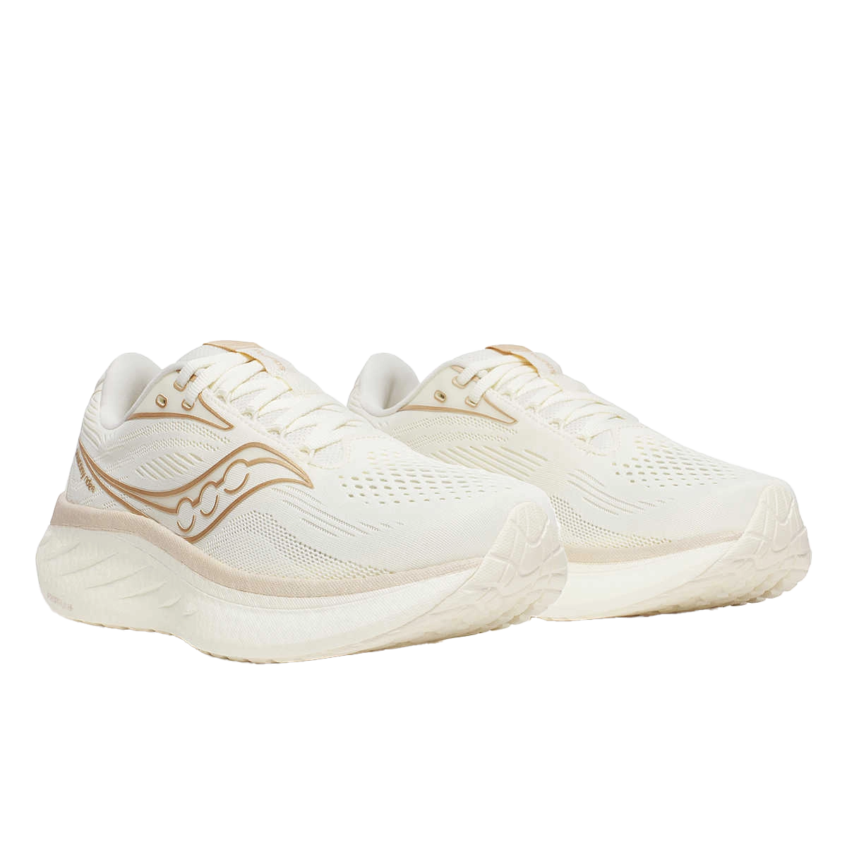 saucony Ride 18 Damen Neutral-Laufschuh - VANILLA