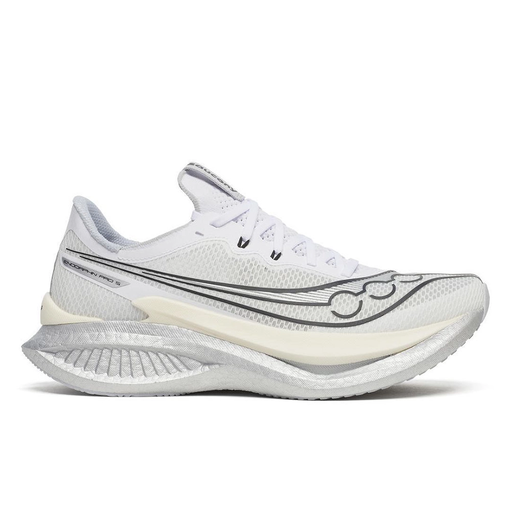 Saucony Endorphin Pro 5 Herren Neutral-Laufschuh – White | Black Saucony Endorphin Pro 5 Herren Neutral-Laufschuh – White | Black