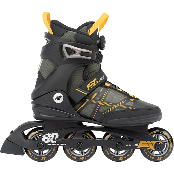 K2 F.I.T 80 BOA Inline Skate gray/mustard K2 F.I.T 80 BOA Inline Skate gray/mustard