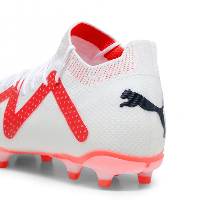 Puma FUTURE PRO FG/AG Fussballschuh - white black fire red Puma FUTURE PRO FG/AG Fussballschuh - white black fire red