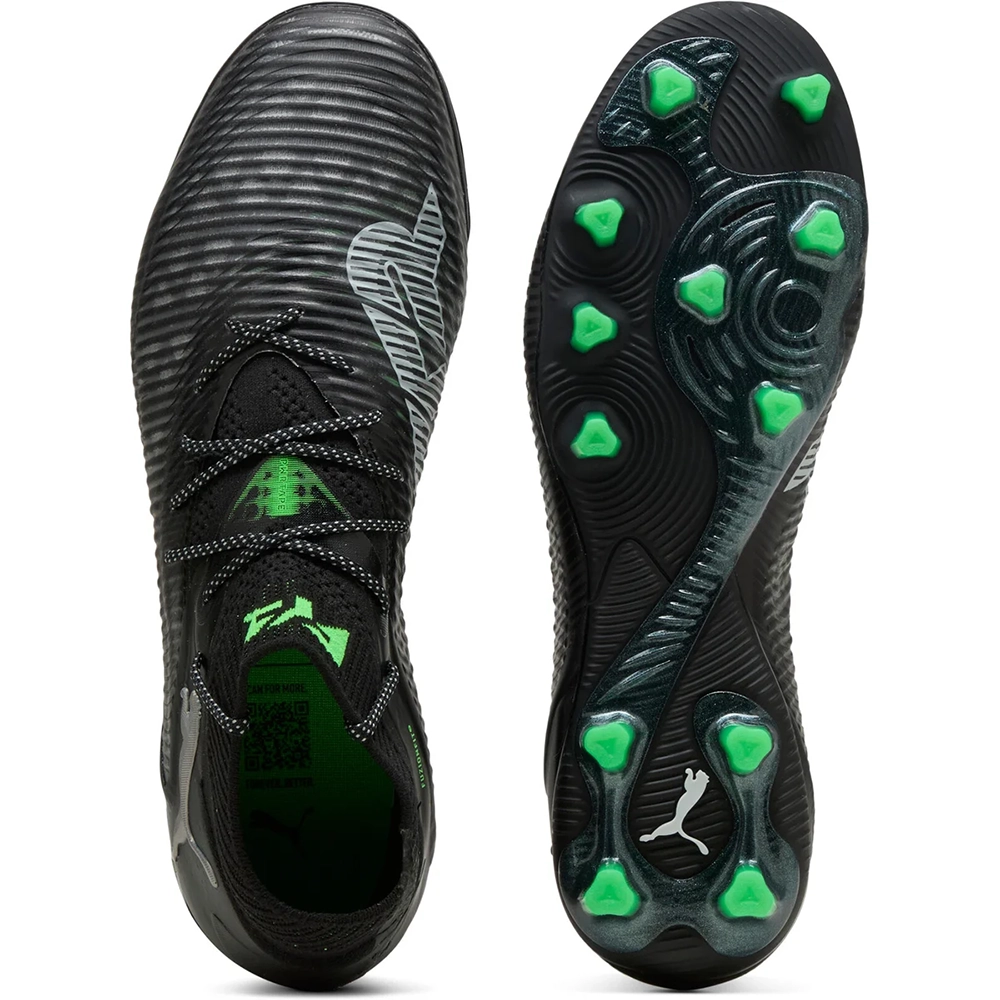 Puma FUTURE 8 ULTIMATE AG Fußballschuhe – Black Silver/Fluo Green Puma FUTURE 8 ULTIMATE AG Fußballschuhe – Black Silver/Fluo Green