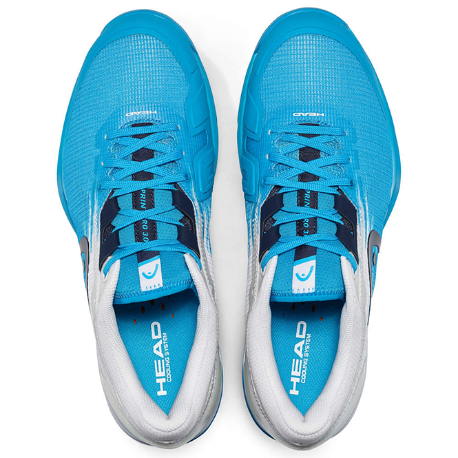 Head Sprint Pro 3.0 Clay Herren Tennisschuh weiß blau Head Sprint Pro 3.0 Clay Herren Tennisschuh weiß blau