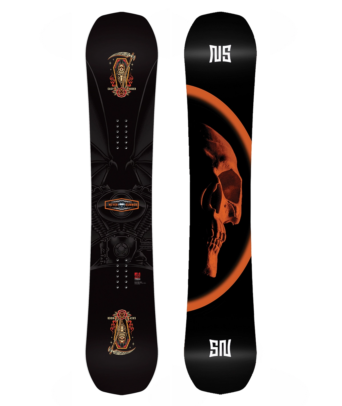 Never Summer easy rider All- Mountain Freestyle Snowboard 2026