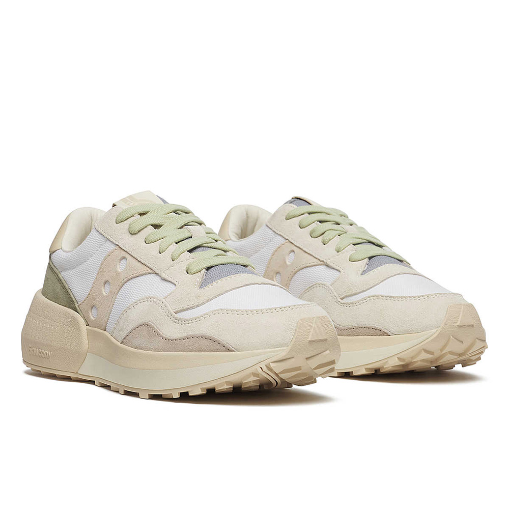Saucony Jazz NXT Premium Damen Sneaker - White | Beige