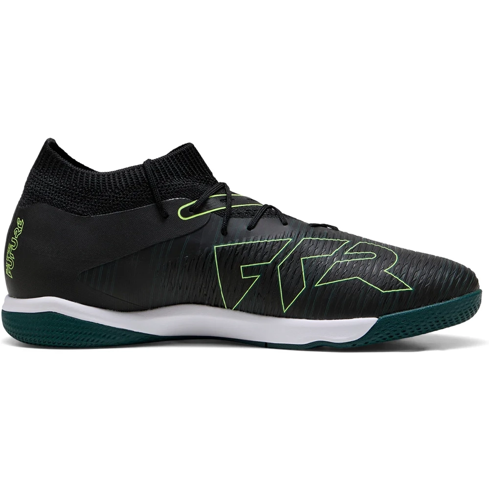 Puma FUTURE 8 MATCH IT Fußballschuhe - Black/Fizzy Green