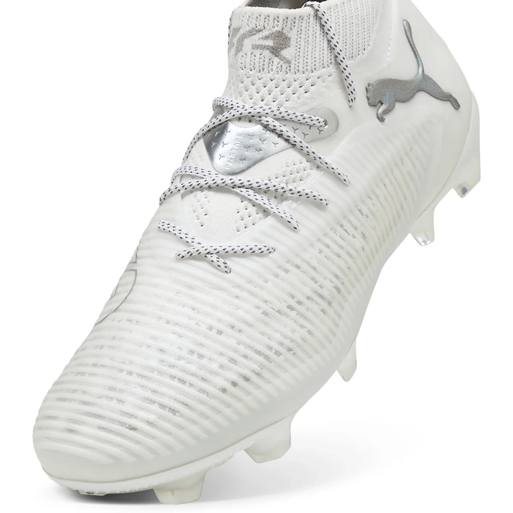 Puma FUTURE 8 ULTIMATE FG Fußballschuhe – White/Matte Silver