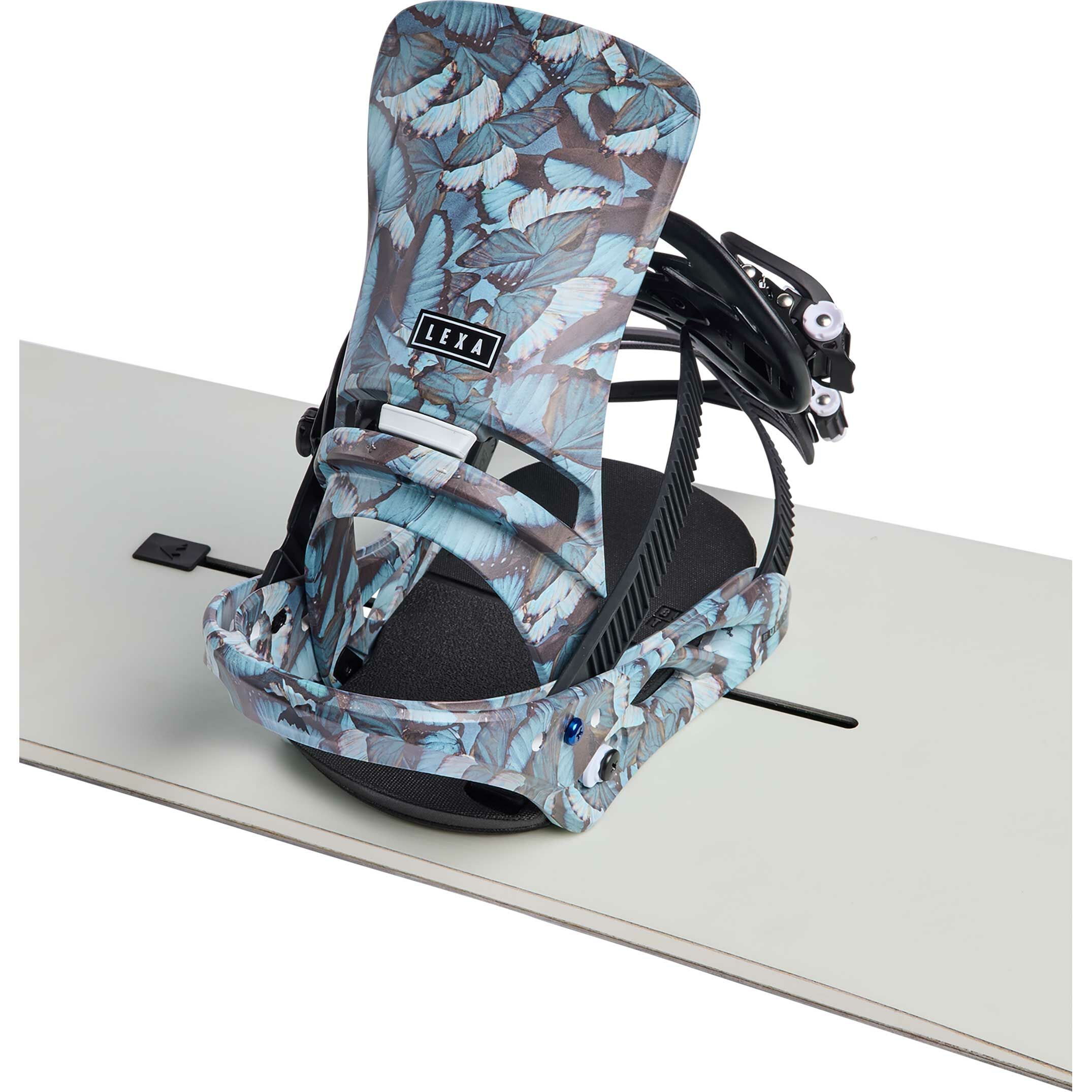 Burton Lexa Re:Flex Damen Snowboardbindung - Blue Butterflies 2025 Burton Lexa Re:Flex Damen Snowboardbindung - Blue Butterflies 2025