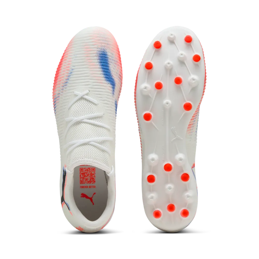 Puma FUTURE 8 MATCH LOW FG/AG Fußballschuhe – White Black/Glowing Red Puma FUTURE 8 MATCH LOW FG/AG Fußballschuhe – White Black/Glowing Red