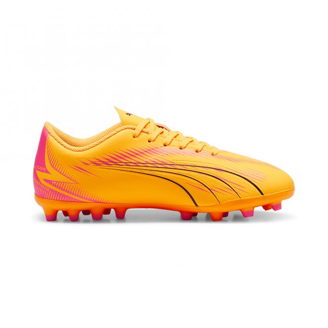 Puma ULTRA PLAY MG JR Rasen + Kunstrasenschuh - Sun Stream/Black Sunset Glow