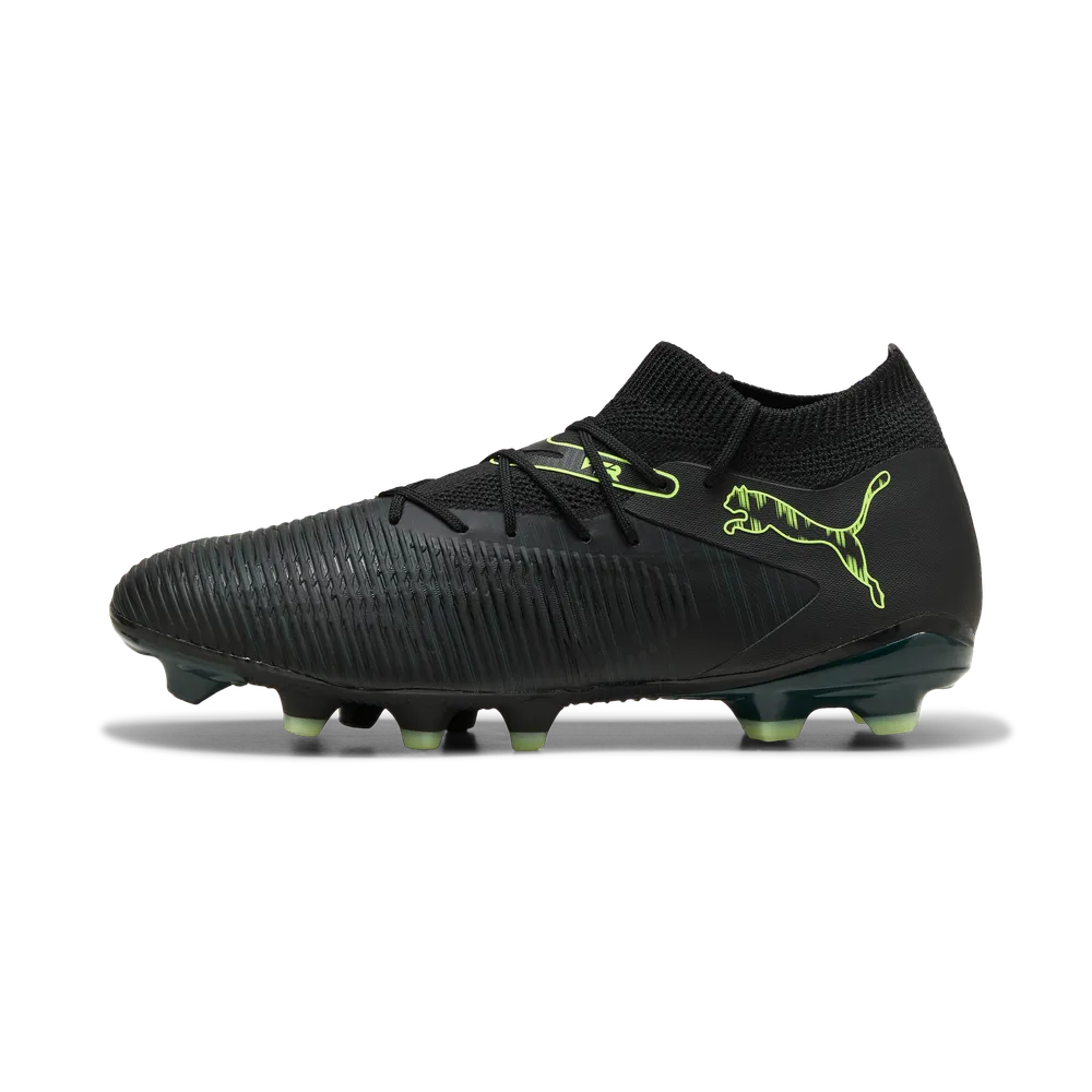 Puma FUTURE 8 MATCH FG/AG Fußballschuhe - Black/Fizzy Green Puma FUTURE 8 MATCH FG/AG Fußballschuhe - Black/Fizzy Green