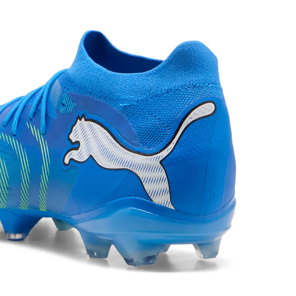 Puma FUTURE 9 MATCH FG/AG Fußballschuhe – Ultra Blue / White / Luminous Blue / Black