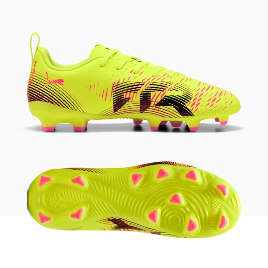 Puma FUTURE 8 PLAY FG/AG Fußballschuhe Teenager - Yellow Alert