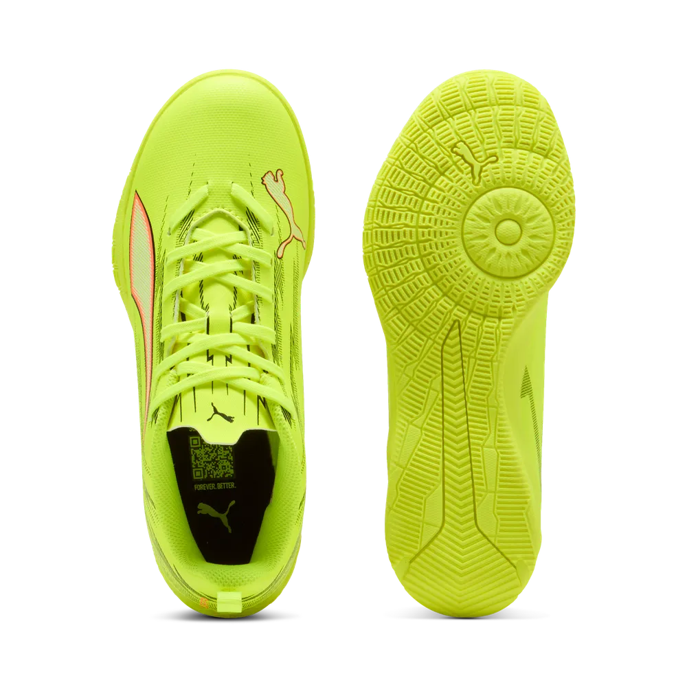 Puma ULTRA 6 PLAY IT Jr Hallenfußballschuhe Kinder – Yellow Alert