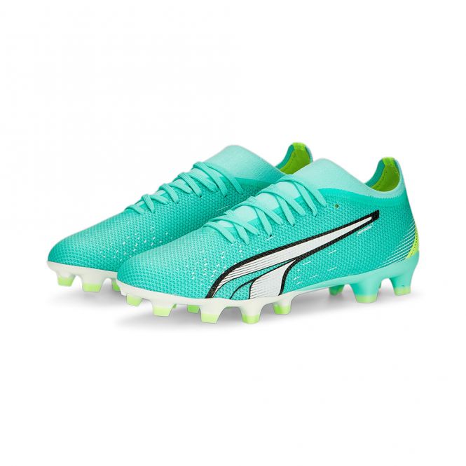 Puma ULTRA MATCH FG/AG Wn's Damen Fussballschuh - Electric Peppermint/White-Fast Yellow Puma ULTRA MATCH FG/AG Wn's Damen Fussballschuh - Electric Peppermint/White-Fast Yellow