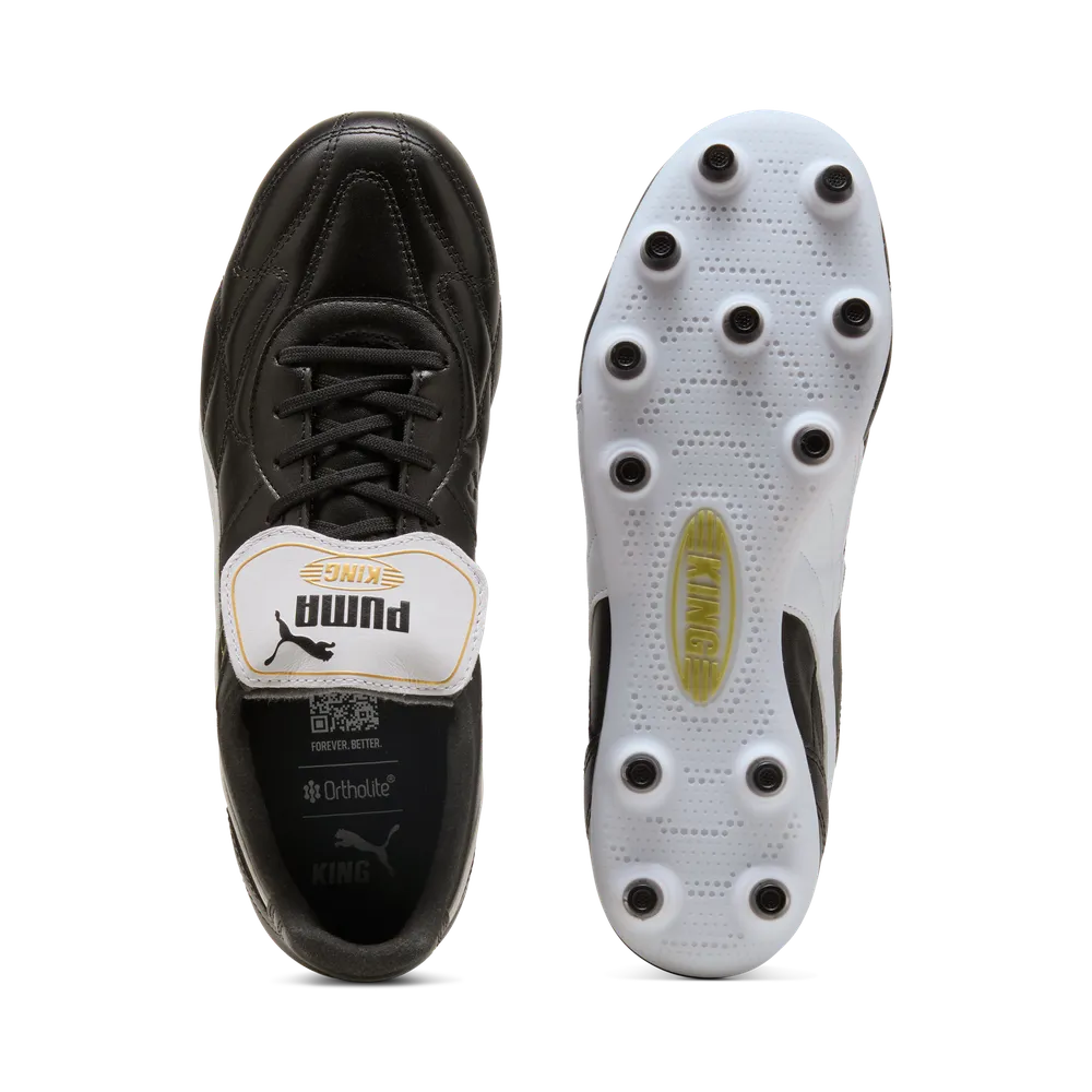 Puma KING TOP FG/AG Fußballschuhe – Black/White Puma KING TOP FG/AG Fußballschuhe – Black/White