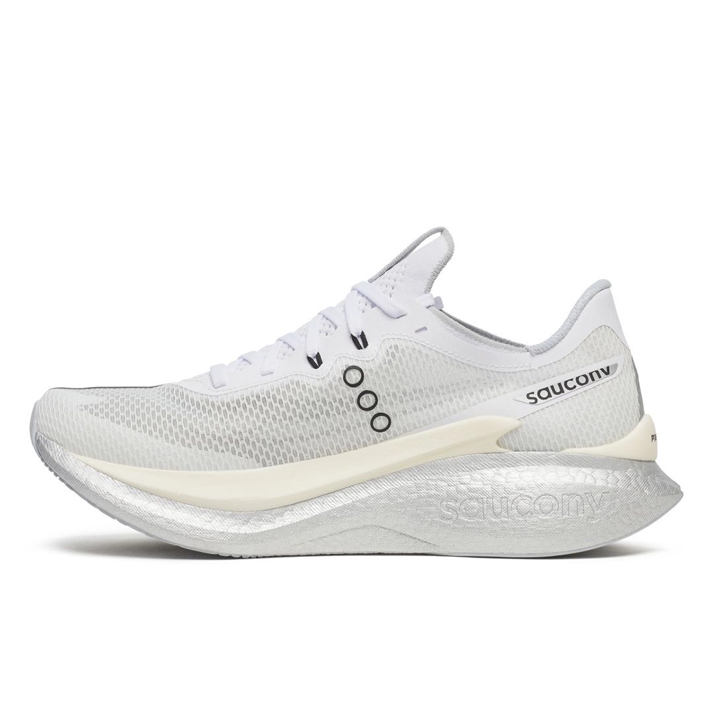 Saucony Endorphin Pro 5 Herren Neutral-Laufschuh – White | Black