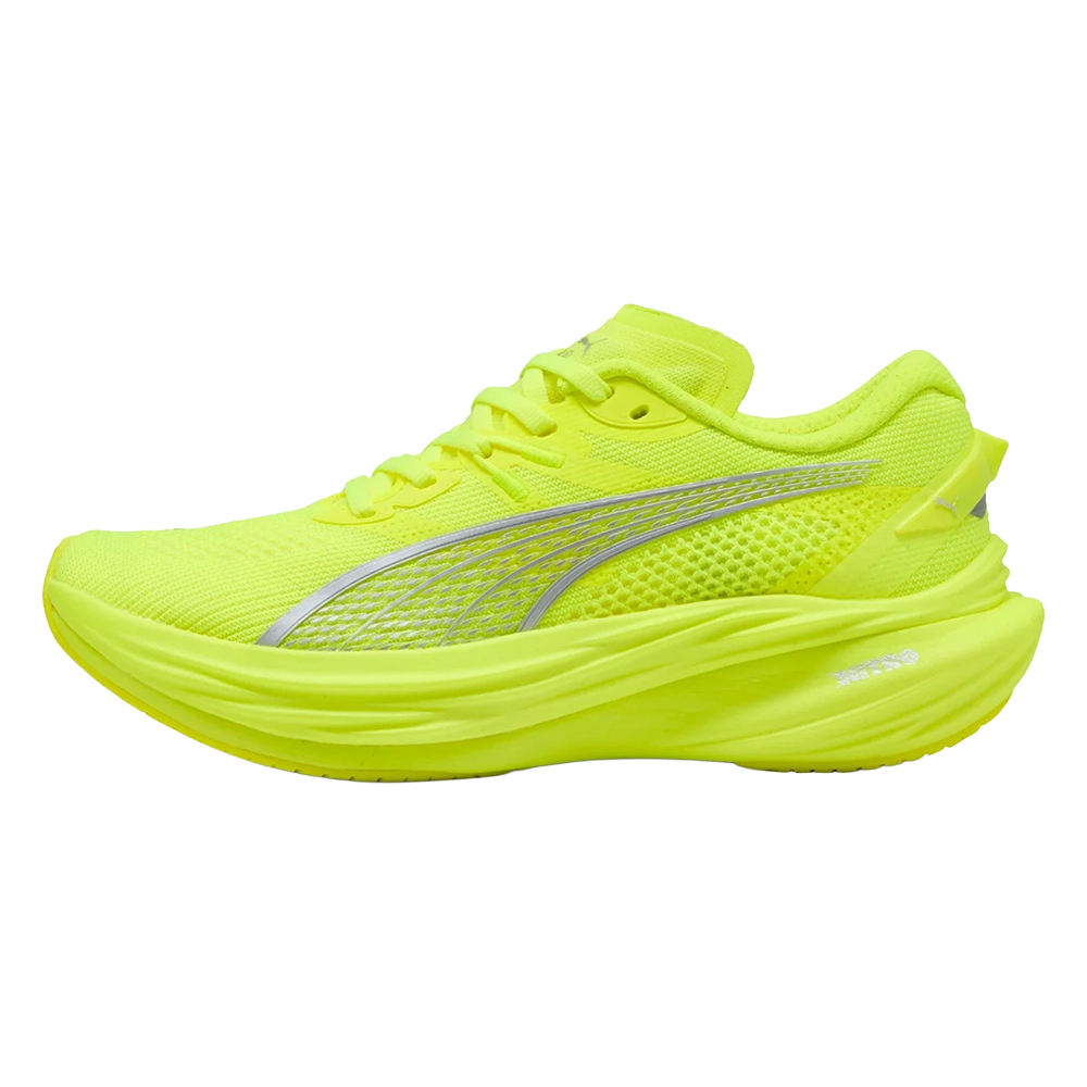 Puma Deviate NITRO™ 3 - Yellow Alert/Silver - Laufschuhe für Damen