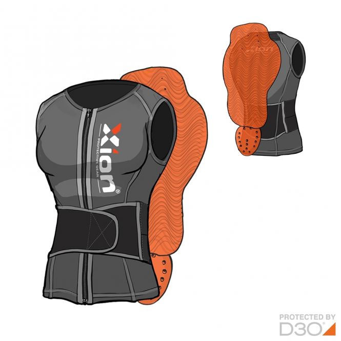XION NS Vest Freeride-V1 Damen Rückenprotektor XION NS Vest Freeride-V1 Damen Rückenprotektor