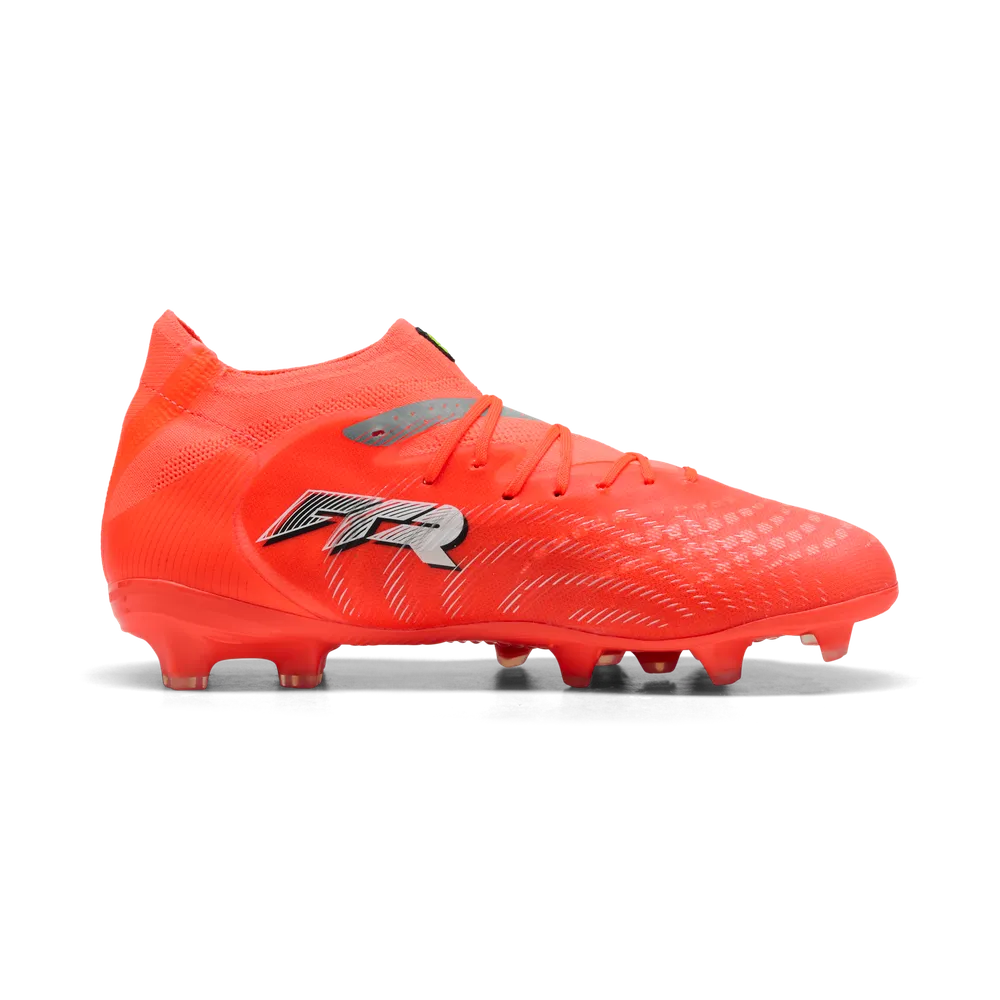 Puma FUTURE 9 PRO FG/AG Jr Fußballschuhe Kinder – Glowing Red/White/Black/Sliver 