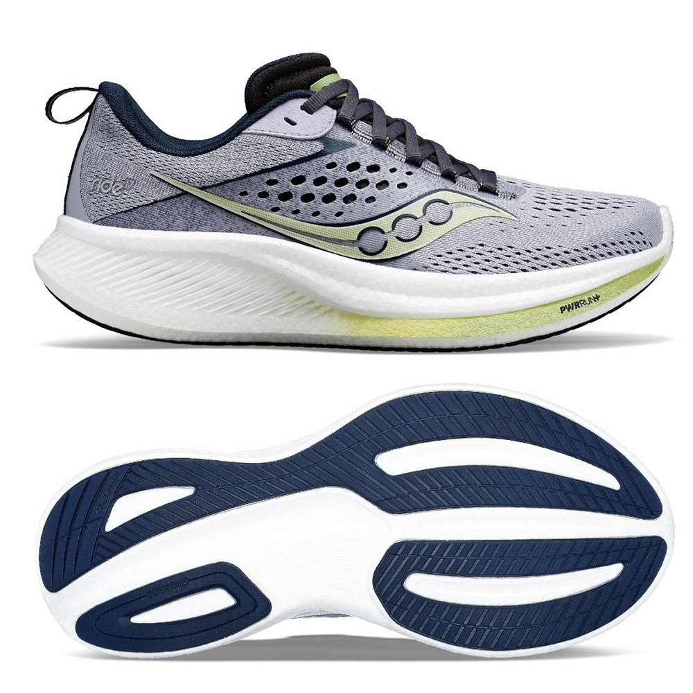 saucony Ride 17 Damen Neutral Laufschuh - Iris | Navy