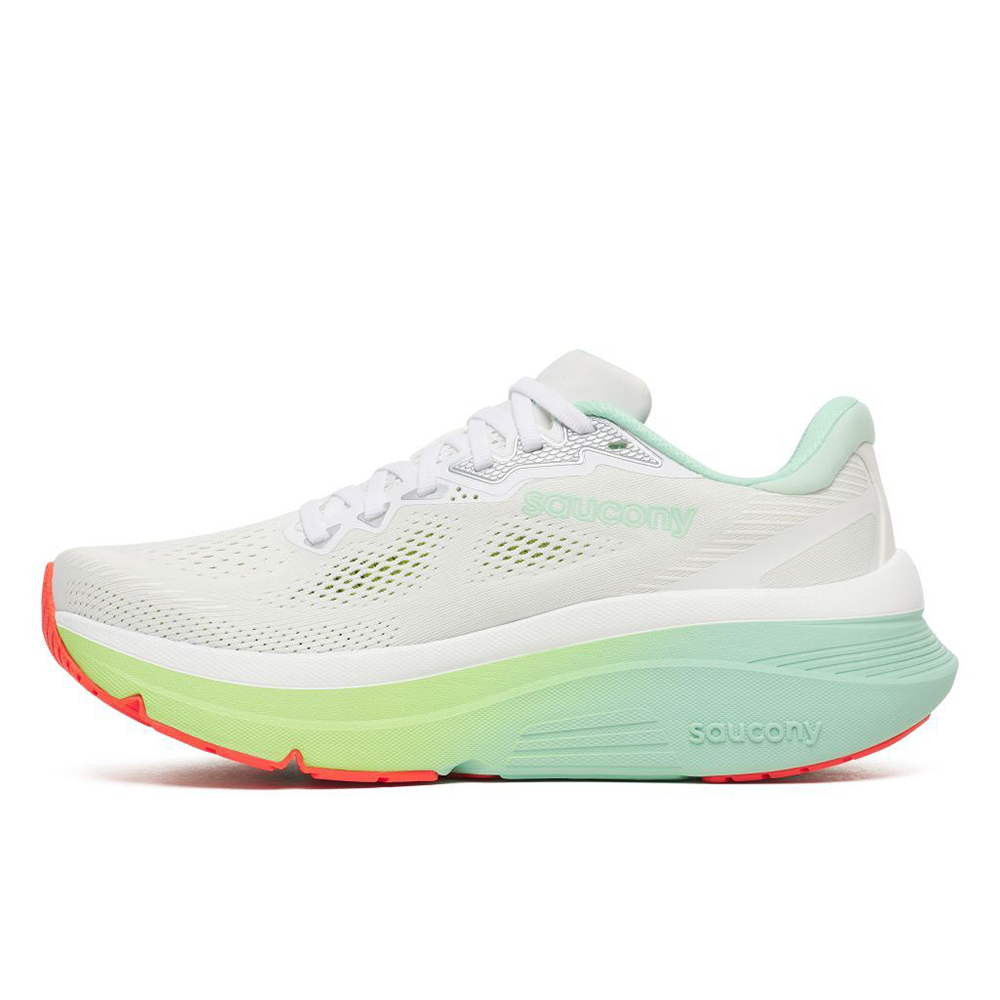 saucony Guide 19 Damen Stabilität-Laufschuh – White | Tint