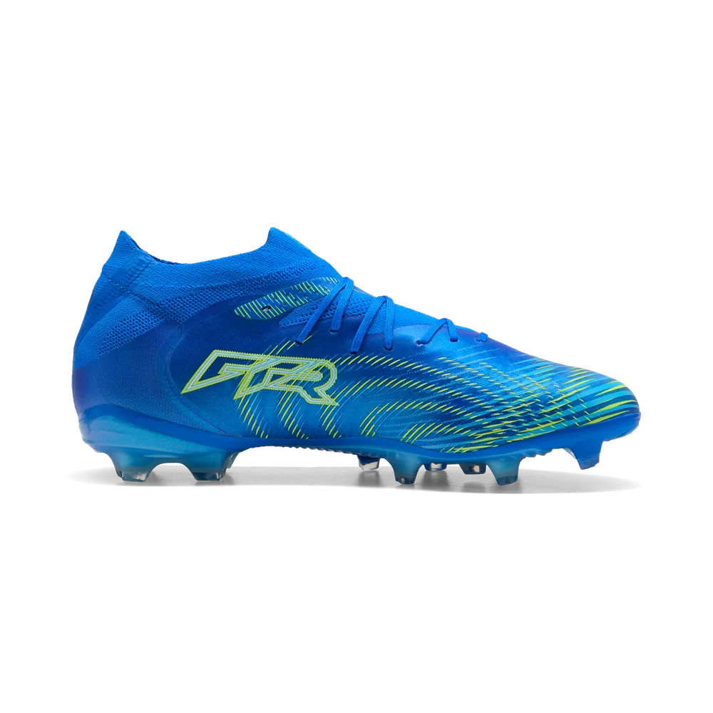 Puma FUTURE 9 PRO FG/AG Fußballschuhe – Ultra Blue / White / Luminous Blue / Black
