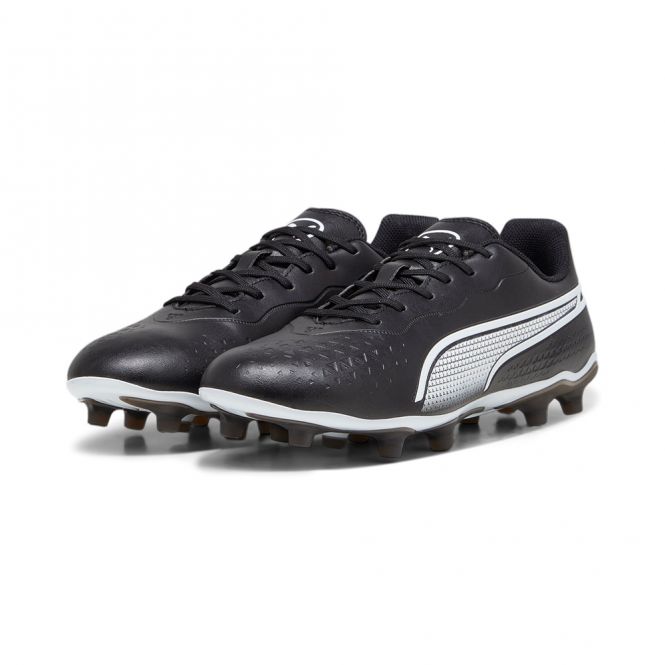 Puma KING MATCH FG Fussballschuh - schwarz weiss Puma KING MATCH FG Fussballschuh - schwarz weiss