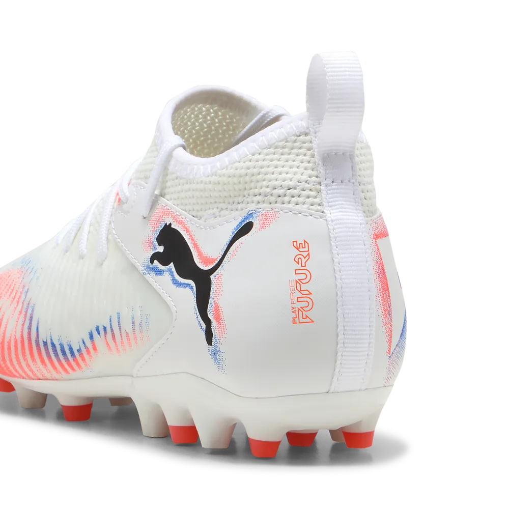 Puma FUTURE 8 MATCH MG Jr Fußballschuhe Kinder – White/Black/Glowing Red Puma FUTURE 8 MATCH MG Jr Fußballschuhe Kinder – White/Black/Glowing Red