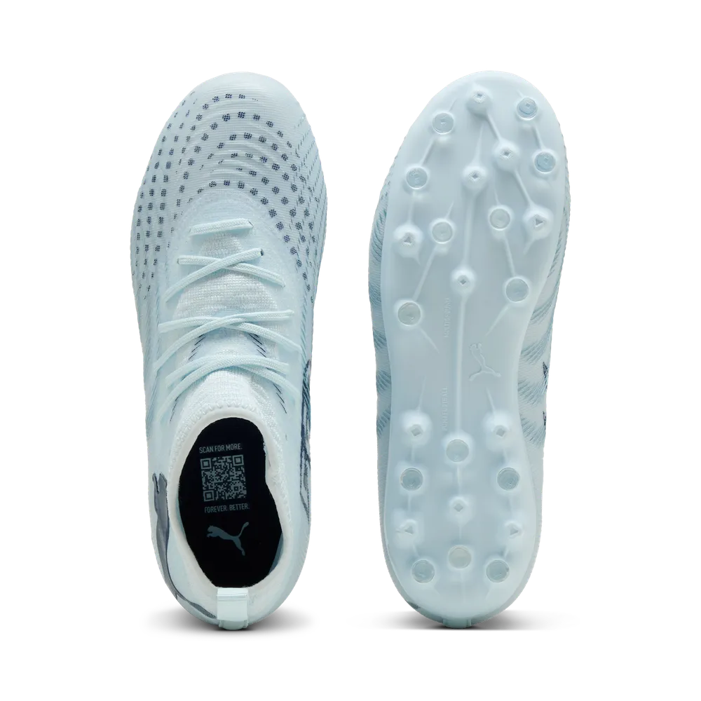 Puma FUTURE 9 MATCH MG Jr Fußballschuhe Kinder – Icy Blue/Blue Jewel