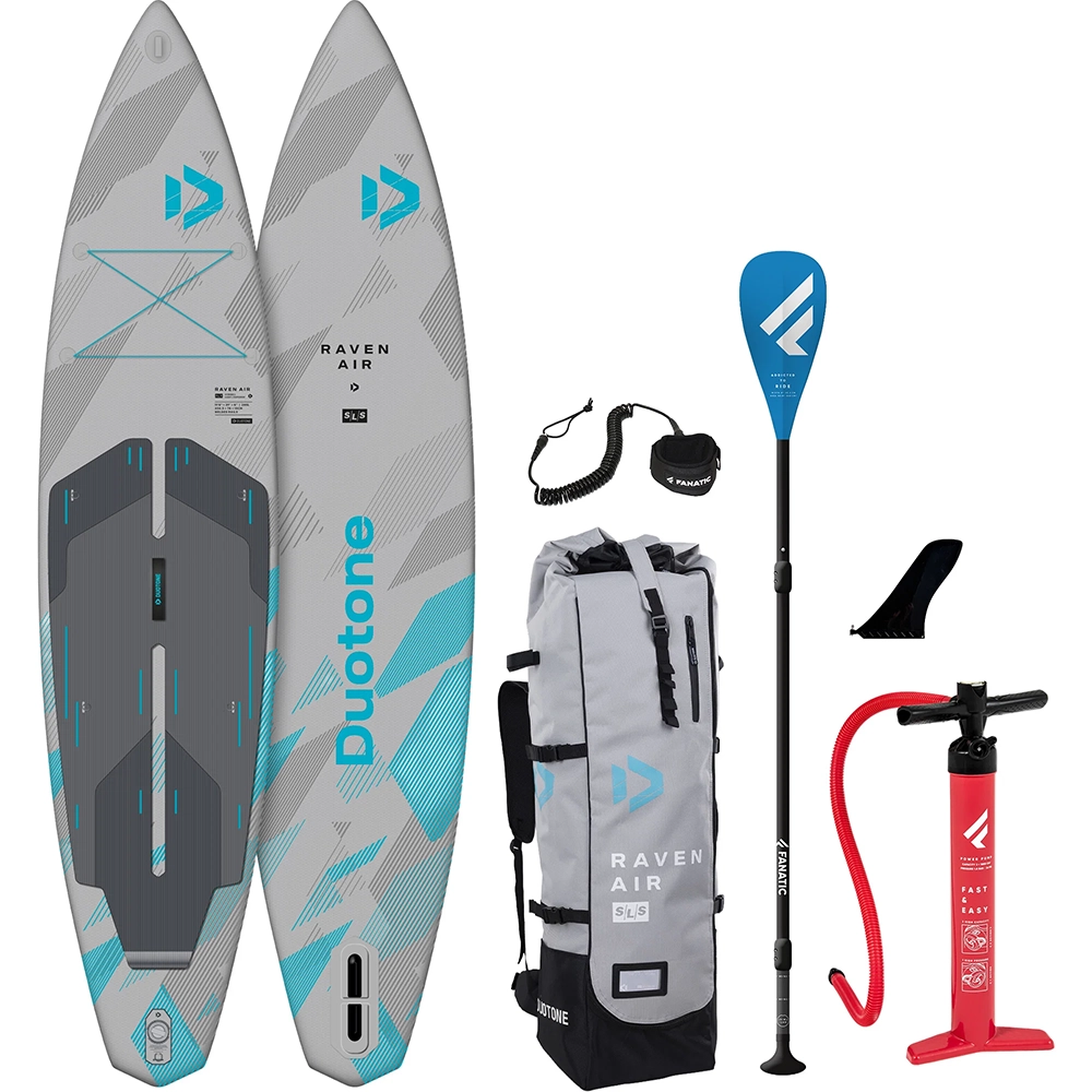 DUOTONE Raven Air SLS 11'6'' Stand Up Paddle Board – Komplettset FAS Edition