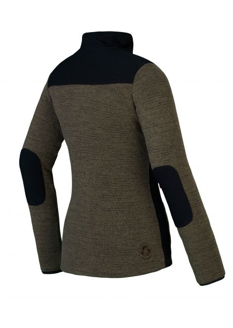 Picture Wakay Damen Midlayer Jacke - kaki schwarz