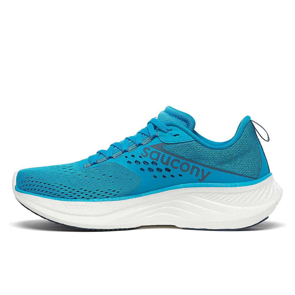 saucony Ride 17 Damen Neutral Laufschuh - ViZiBlue | Mirage