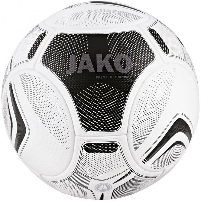 JAKO Prestige Trainingsball - weiß/schwarz/steingrau, Grösse 5 JAKO Prestige Trainingsball - weiß/schwarz/steingrau, Grösse 5