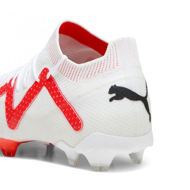 Puma FUTURE ULTIMATE FG/AG Fussballschuh - white black fire red Puma FUTURE ULTIMATE FG/AG Fussballschuh - white black fire red